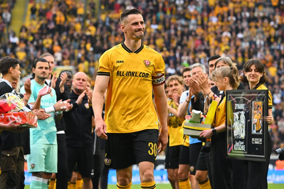 Große Emotionen! Stefan Kutschke war die Rührung bei seinem Abschied anzusehen.