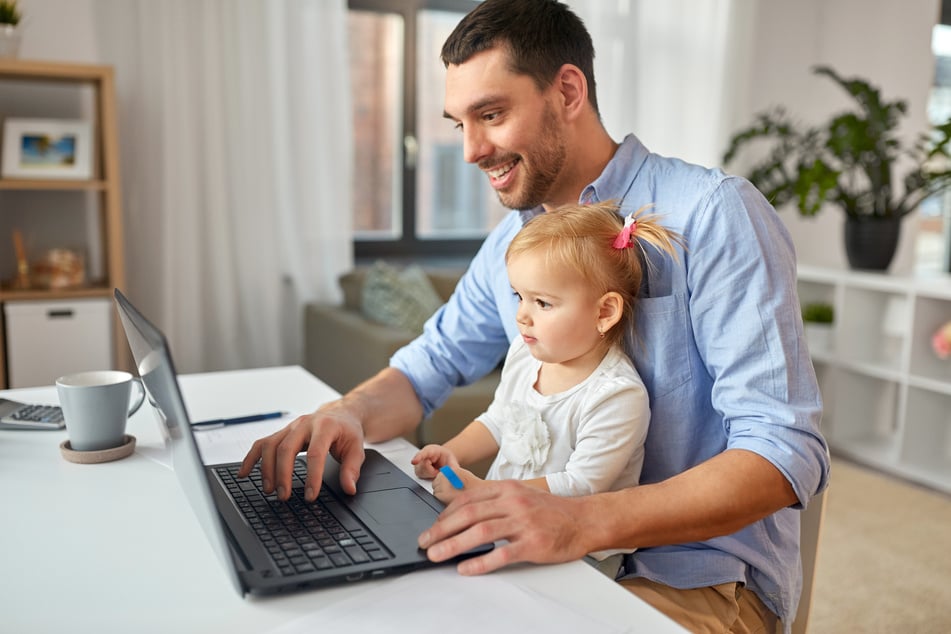 LinkedIn has added a new job title for stay-at-home moms and dads (stock image).