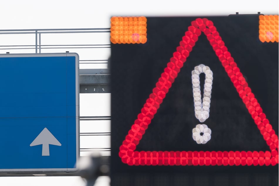 Ein Kabel legte am Samstagvormittag den Verkehr auf der A14 bei Döbeln lahm. (Symbolfoto)