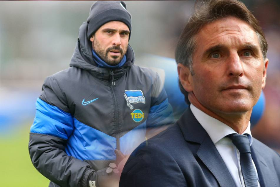Alexander Nouri (l) wird offenbar von Bruno Labbadia abgelöst.
