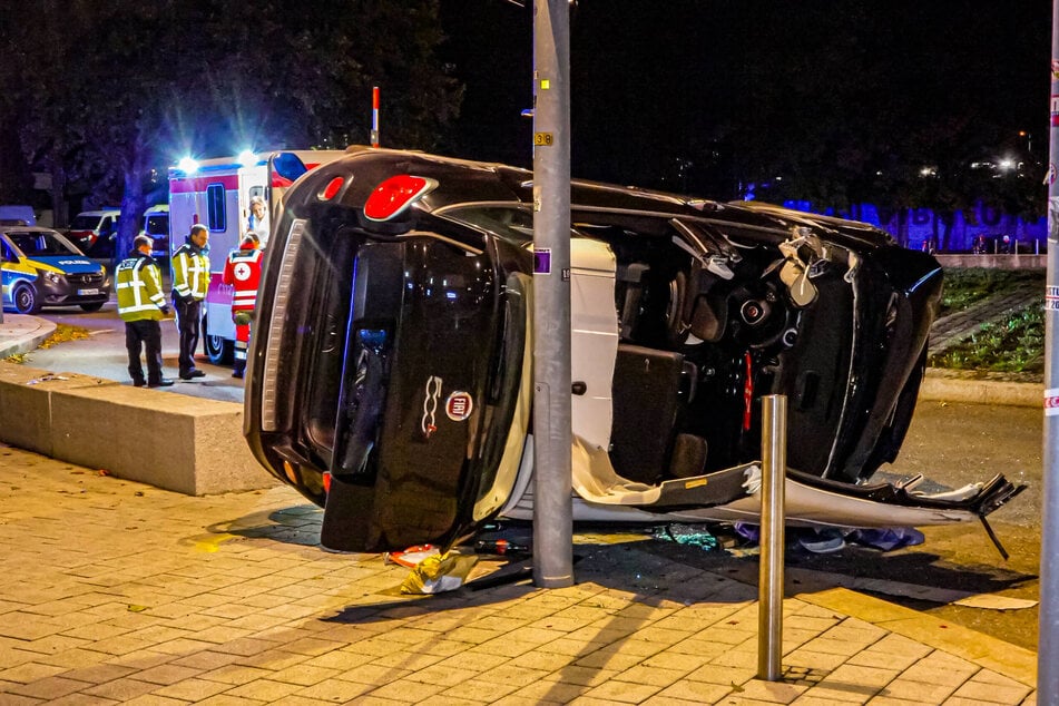 Der Fahrer verlor die Kontrolle über sein Fahrzeug.