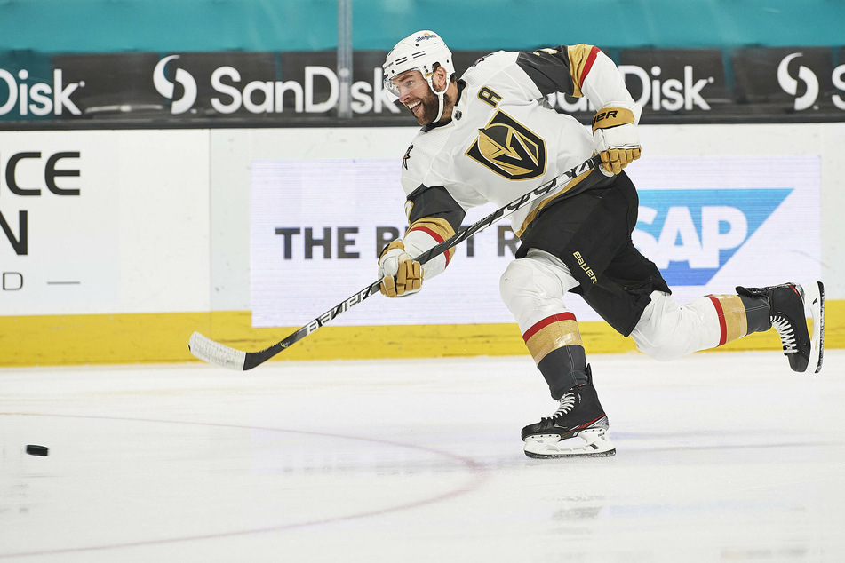 Golden Knights defenseman Alex Pietrangelo scored his first goal of the playoffs as Vegas moves on to the Stanley Cup semifinals.