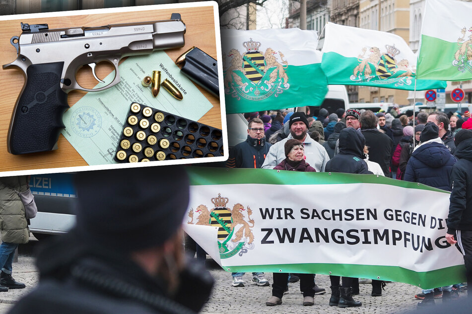 Sogar mit halbautomatischen Knarren! Mehr als 100 sächsische Rechtsextremisten sind bewaffnet
