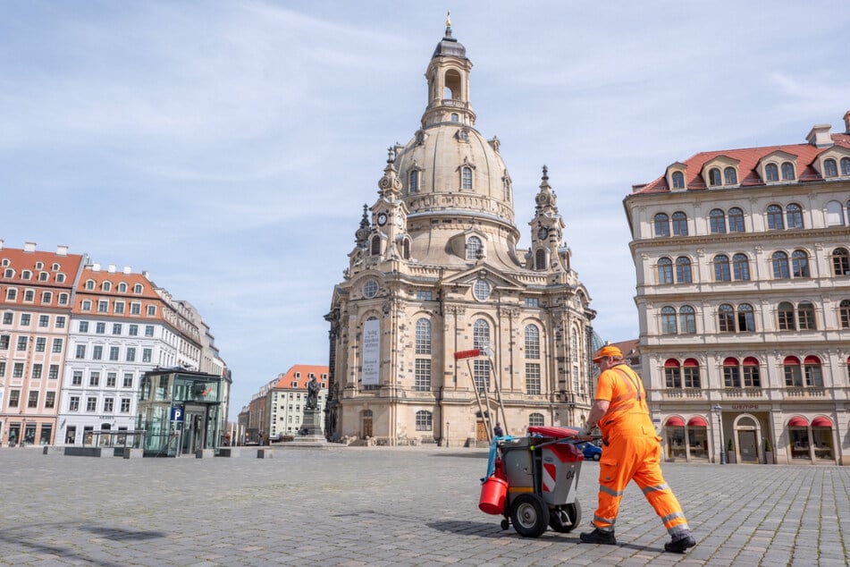 Sauber! Die Dresdner Stadtreinigung beschäftigt rund 450 Mitarbeiter.