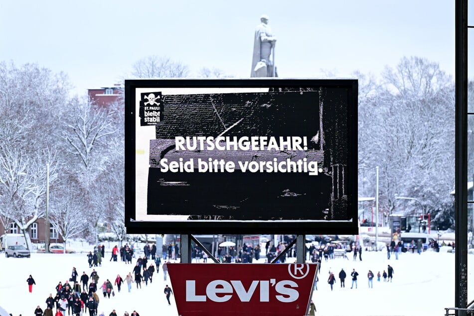 Die Anzeigetafel bleibt an diesem Wochenende aus. Wegen der Witterungsbedingungen wurde das Spiel gegen Leipzig abgesagt.