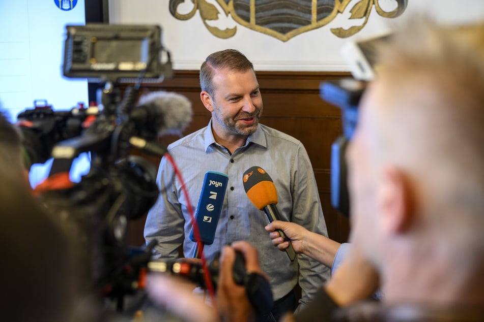 Marcus Hoffmann (41, CDU) trat am Wahlabend vor die Medien. Am Montag nahm er sich frei.