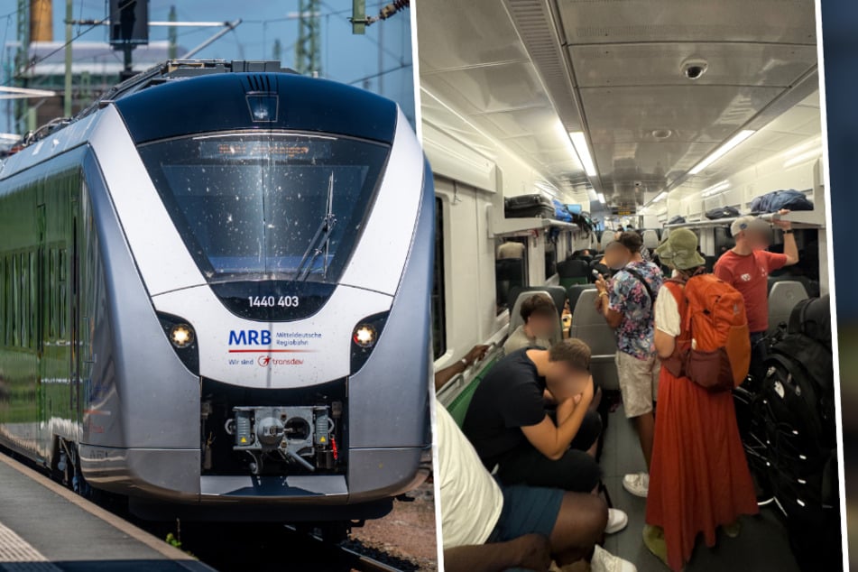 Chemnitz: "Rammelvoll und stickig": Fahrgast schimpft über Bahnstrecke Chemnitz-Leipzig