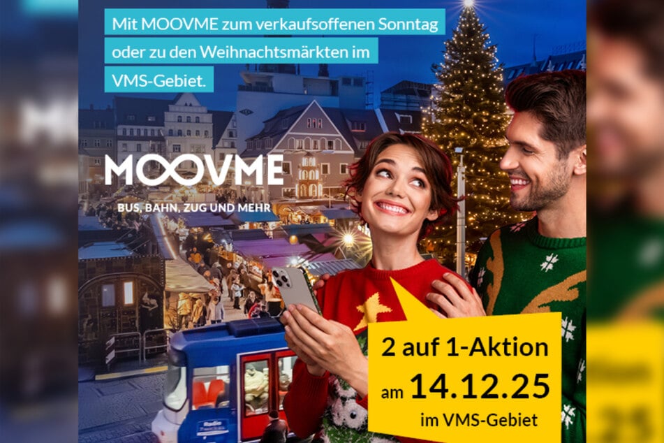 Bei einem gemeinsamen Ausflug zum Weihnachtsmarkt sparen? Das geht jetzt mit MOOVME.