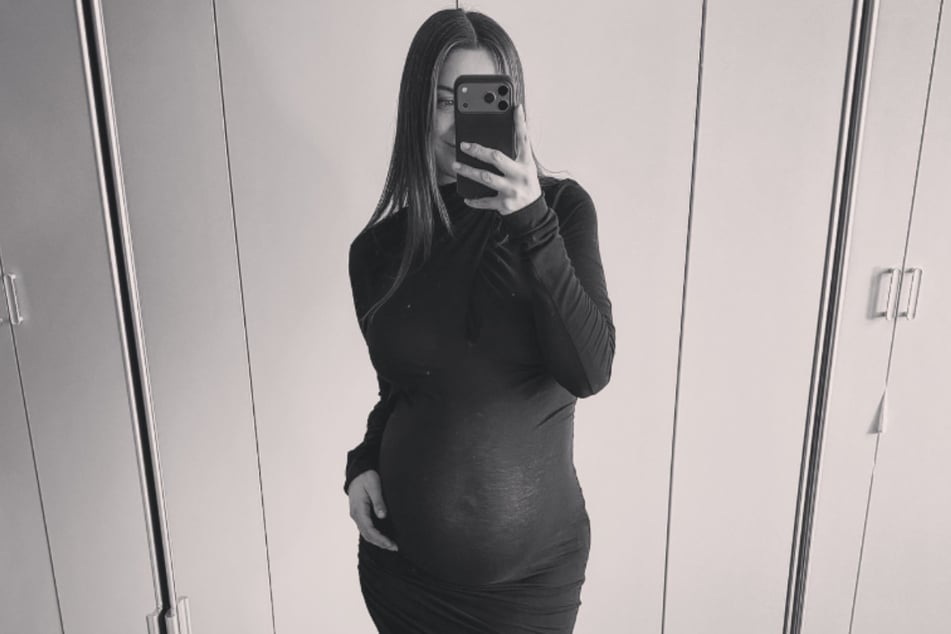 Ihren prallen Babybauch vermisst die ehemalige Leistungsschwimmerin nach eigenen Angaben überhaupt nicht.