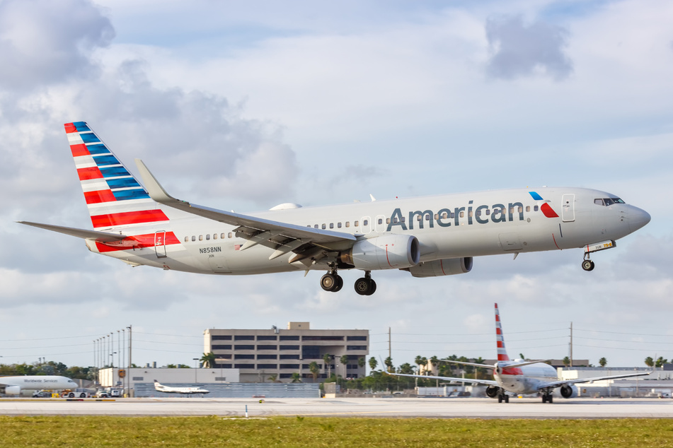 An American Airlines flight was involved in the incident (stock image).