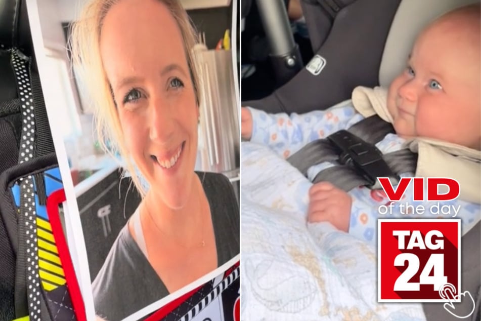 Today's Viral Video of the Day features a mom who had a brilliant idea when her baby couldn't handle car rides anymore!