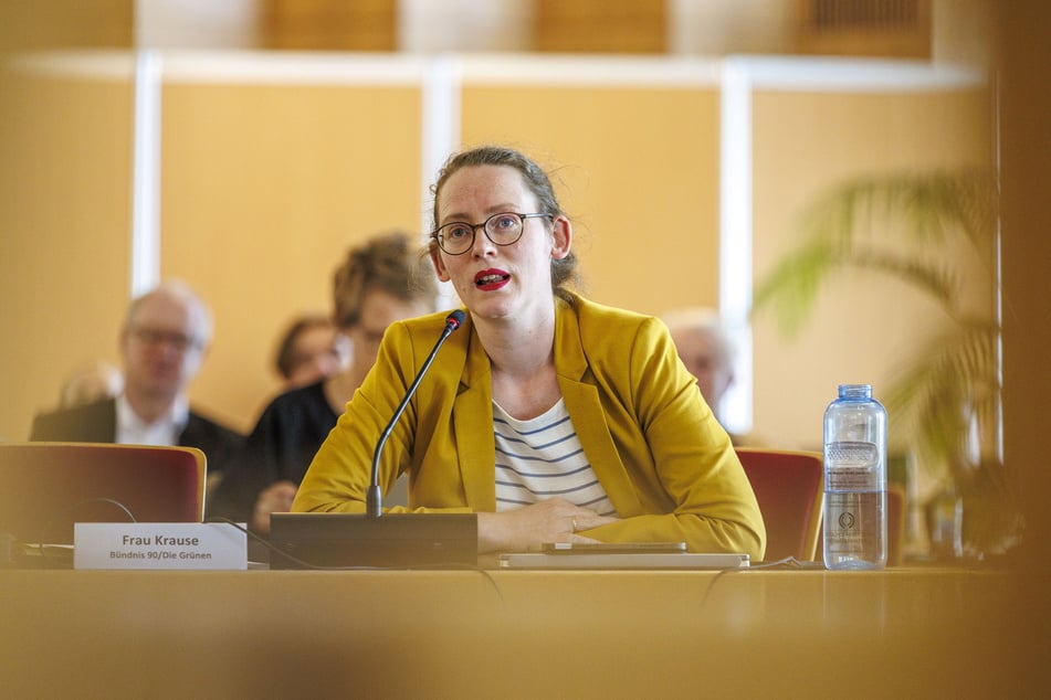 Grünen-Stadträtin Susanne Krause (42) möchte eine "zukunftsfähige Stadtentwicklung" und dafür auf Fahrspuren verzichten.