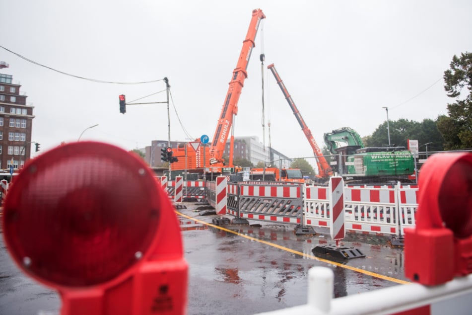 Die Amsinckstraße wird über das Wochenende gesperrt.