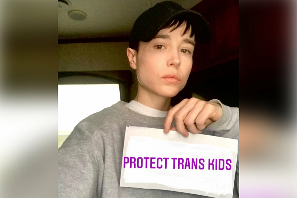 Elliot Page has been highlighting the dangers faced by trans youth.