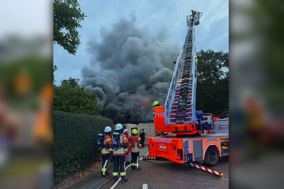 Knapp 140 Kameraden waren zeitweise im Einsatz.