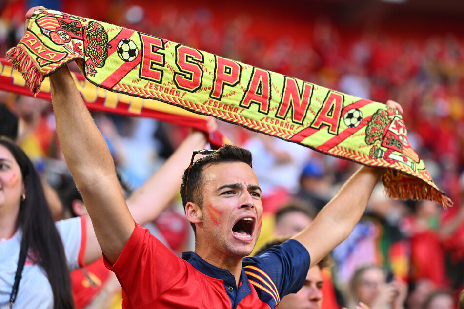 Die spanischen Fans hatten bei der EM bisher allen Grund zu jubeln.