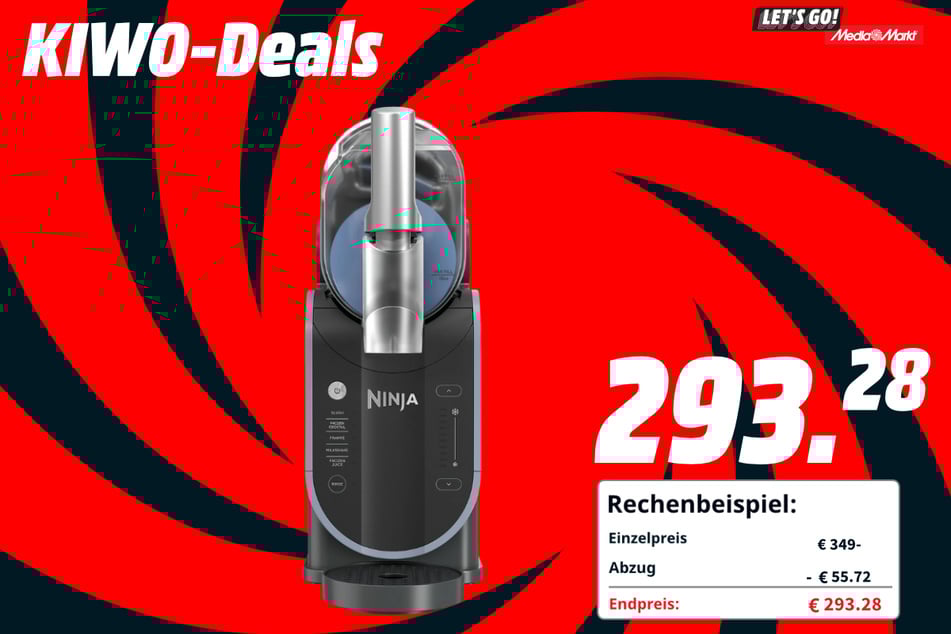 Ninja-Slushi-Eismaschine für 293,28 Euro.