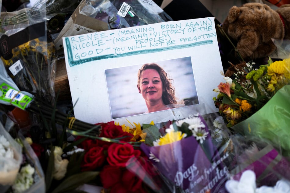 A vigil for Renee Good was held on Wednesday, which marked one week since her death.