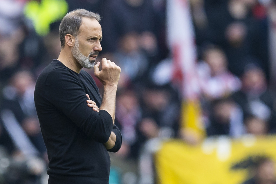 Trainer Pellegrino Matarazzo (44) war nach dem 1:0 (1:0)-Erfolg im DFB-Pokal-Erstrundenmatch alles andere als zufrieden mit seinem VfB Stuttgart.