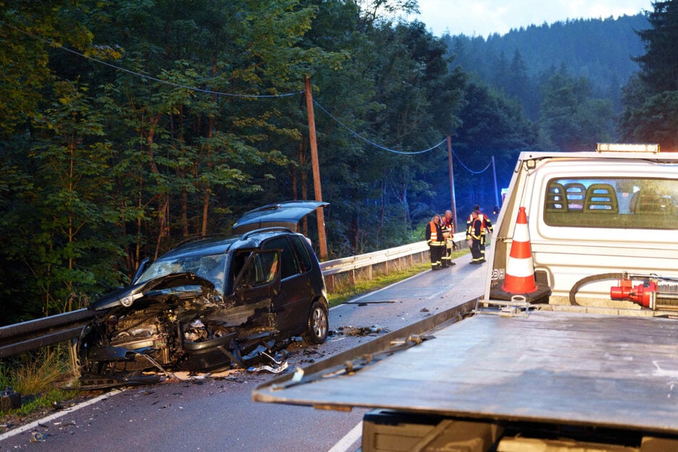 An den Autos entstand Totalschaden.