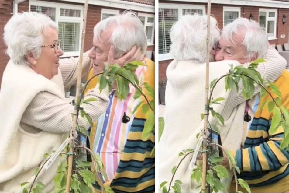 Dieser Moment geht ans Herz: Senior (79) überrascht Frau zum Geburtstag