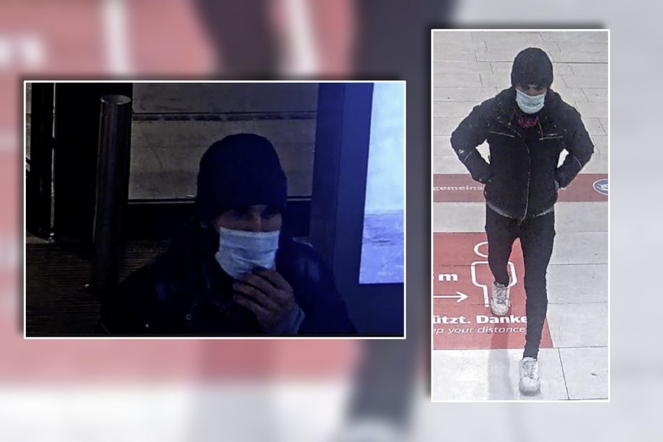 Die Polizei fragt: Wer kennt die Person auf den Bildern? Wer kann Hinweise zu ihrem Aufenthaltsort geben?