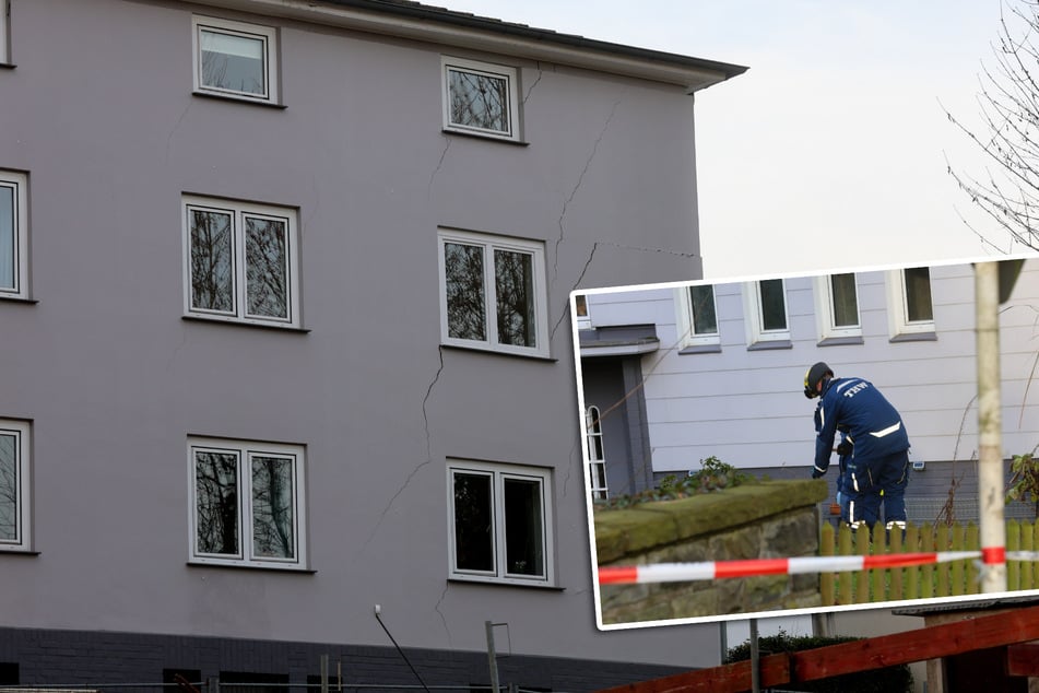 Wohnhaus droht einzukrachen - alle Anwohner evakuiert