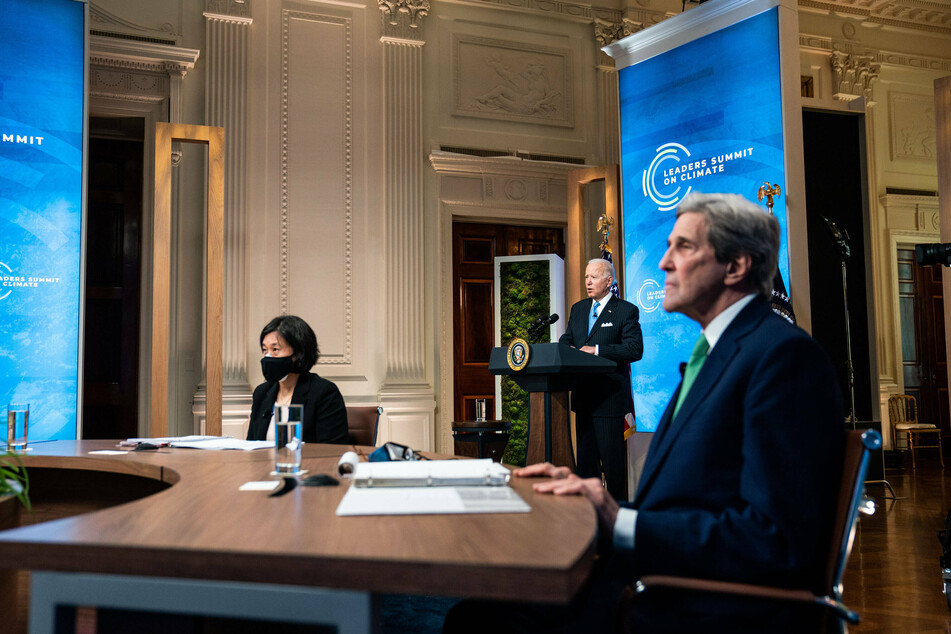 John Kerry, special presidential envoy for climate, was also present at the meeting.
