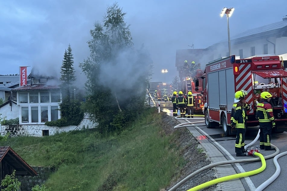 Insgesamt 200 Einsatzkräfte waren vor Ort.