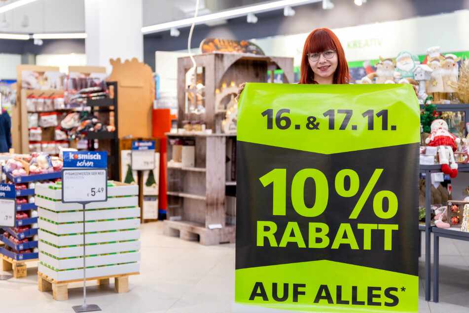 Die Pfennigpfeiffer Filialen empfangen Euch am Freitag (17.11.) und Freitag (17.11.) mit 10 Prozent auf fast alles.