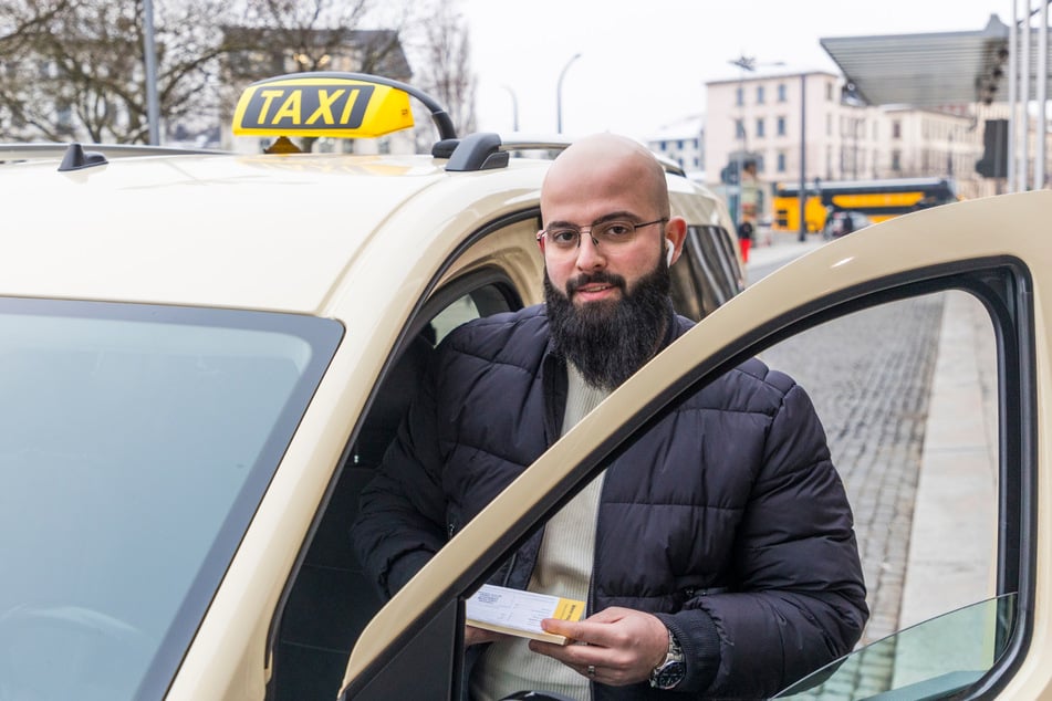 Taxifahrer Khalil Khallouf (25) hatte deutlich mehr Fahrten als gewöhnlich.