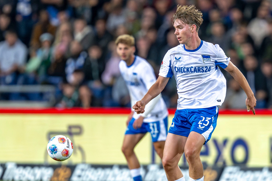 Hertha-Wunderkind Kenneth Eichhorn (16) gab ein bemerkenswertes Startelf-Debüt.