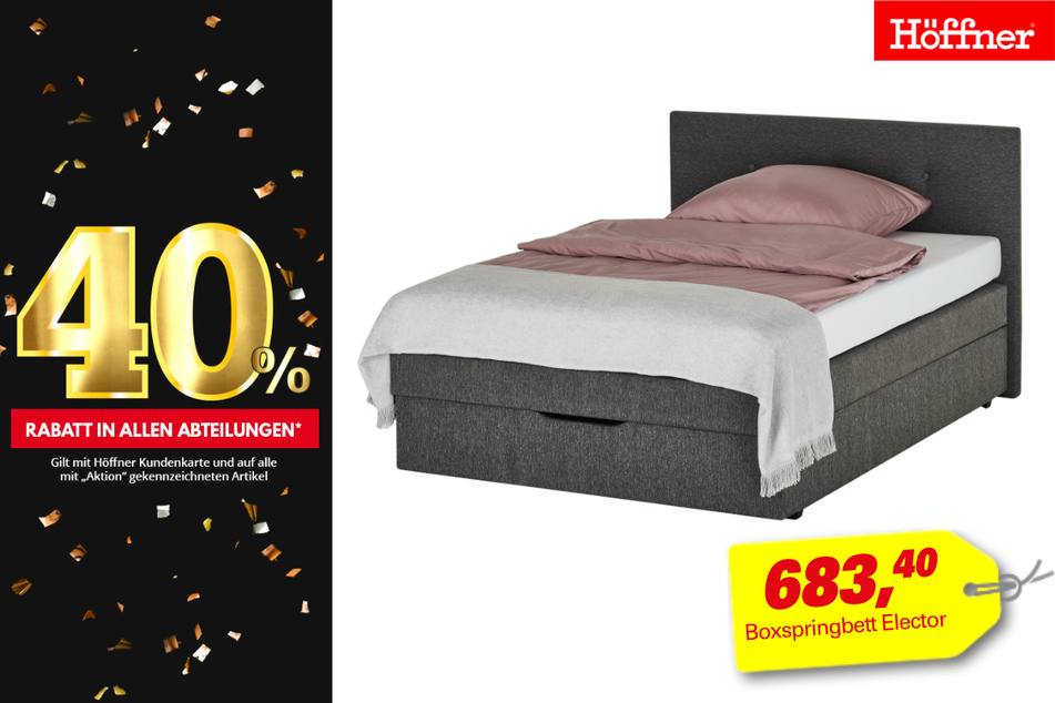 Boxspringbett Elector
für 683,40 Euro