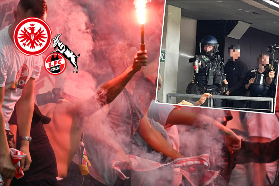 Randale im Stadion? Polizei geht mit Tränengas auf Ultras los