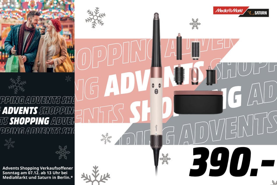 Dyson-Hairstyler Airwrap i.d. für 390 Euro.