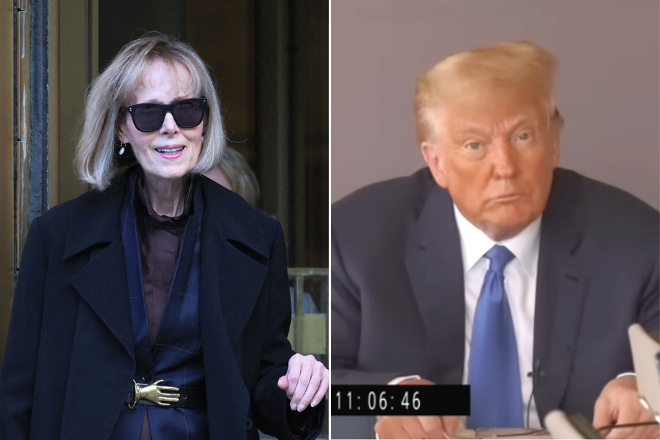 Donald Trump addresses infamous "Grab 'em by the p***" comment in deposition video