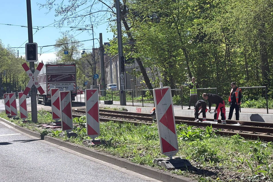 Bis zum frühen Nachmittag fanden Reinigungsarbeiten statt.
