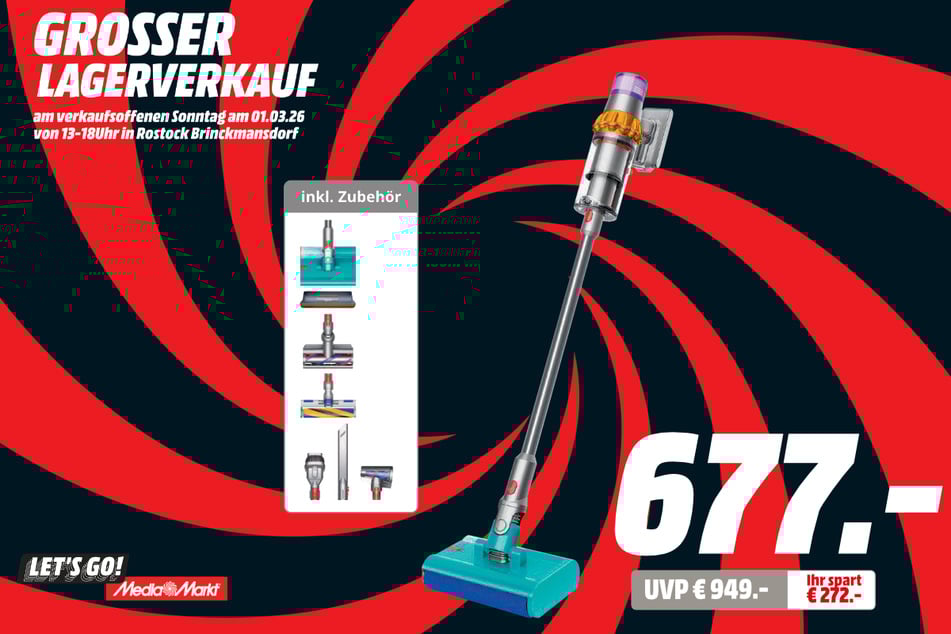 Dyson V15s Detect Submarine für 677 statt 949 Euro.