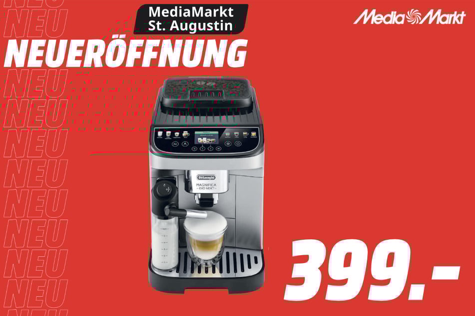 DeLonghi-Kaffeevollautomat Magnifica Evo Next ECAM310.80.SB für 399 Euro.