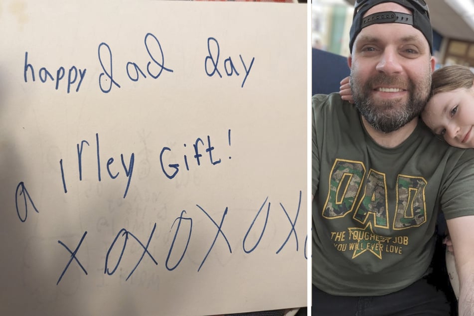 Shane Nadeau (38) aus den USA bekam von seiner Tochter eine wunderschöne Nachricht.