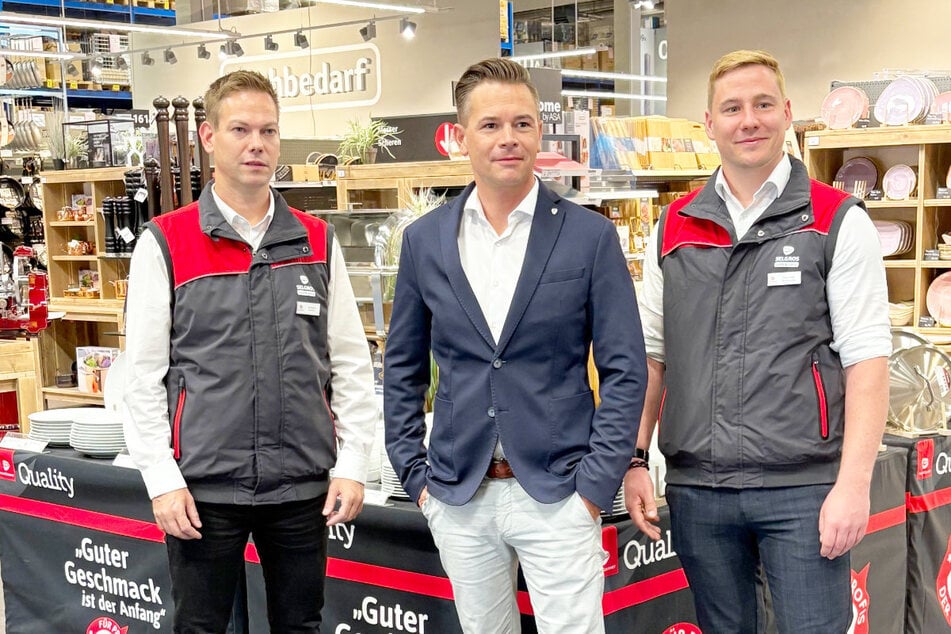 Das Führungsteam um René Ullrich (Betriebsleiter), Philipp Steinhoff (Geschäftsführung) und Rocco Adam (Betriebsleiter) sorgt für frischen Wind in Leipzig. (v.l.n.r.)