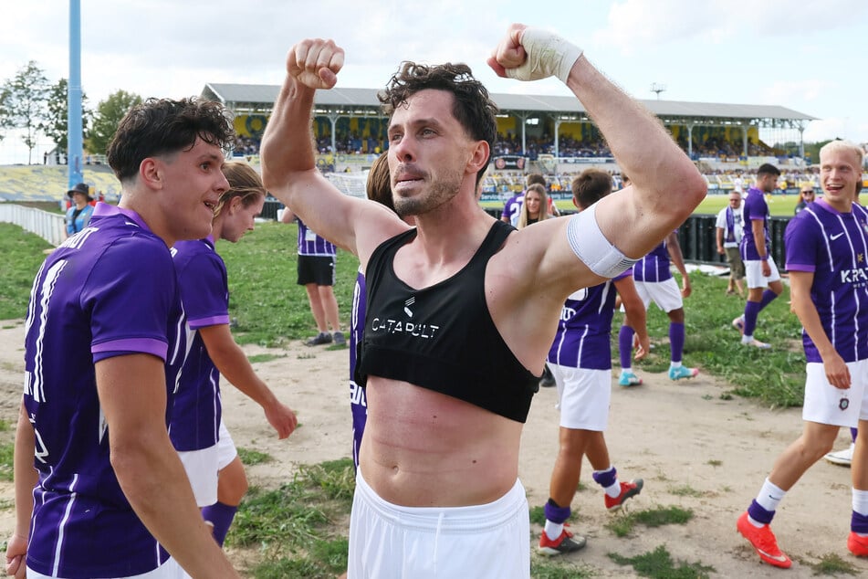 Der Kapitän ist zurück! Marcel Bär (34) will in Greifswald seine Muskeln im Sturm spielen lassen.