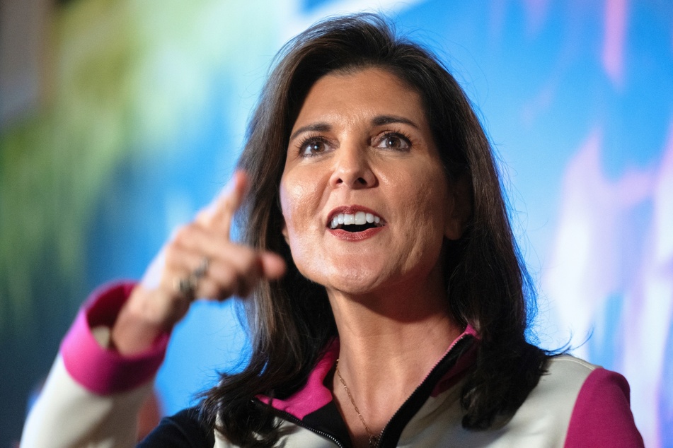 Nikki Haley has vowed not to drop out of the Republican presidential race despite Donald Trump's dominance.