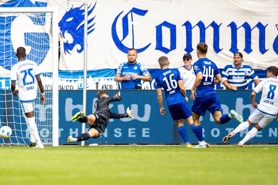 An das Hinspiel vergangene Saison können sich Hertha- und Magdeburg-Fans noch gut erinnern