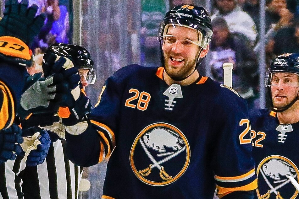 Zemgus Girgensons, assistant captain of the Buffalo Sabres.