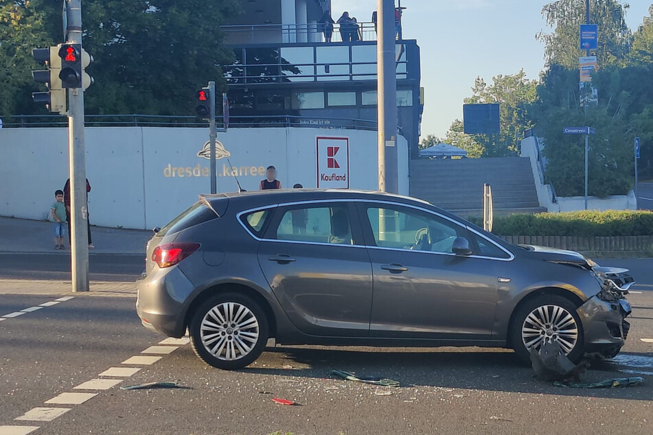 Der Opelfahrer konnte nicht mehr bremsen.