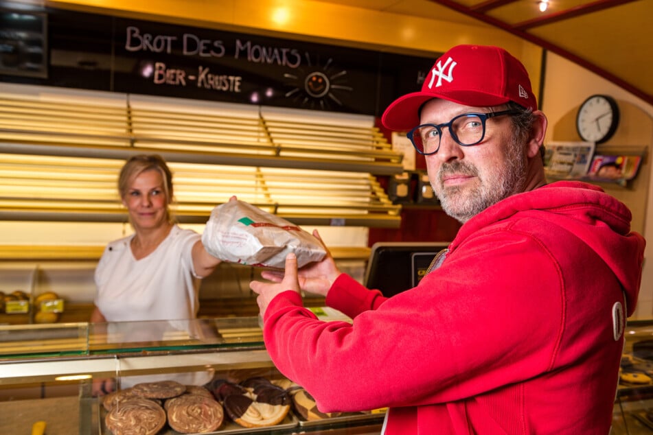 Sven Baumgart (50) wird die Mitarbeiter und Produkte seiner Lieblingsbäckerei sehr vermissen.