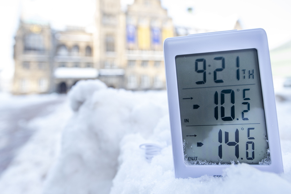 Der Arbeitstag begann bei minus 15 Grad Celsius - und wurde kaum wärmer.