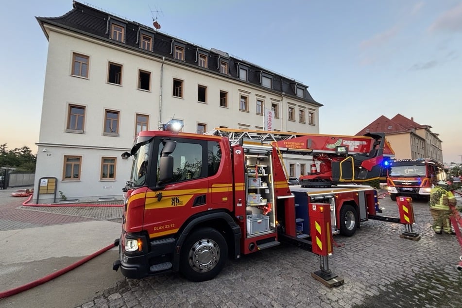 Auf der Kunzstraße ist in einer Wohnung ein Feuer ausgebrochen.
