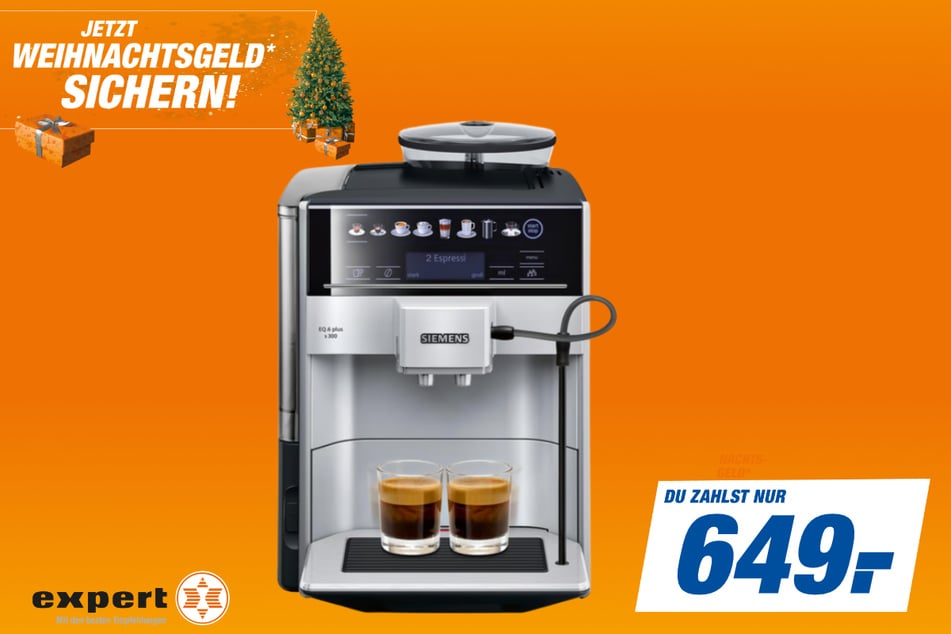 Siemens-Kaffeevollautomat für 649 Euro.